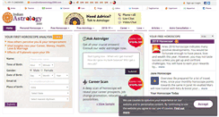 Desktop Screenshot of indianastrology2000.com