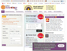 Tablet Screenshot of indianastrology2000.com